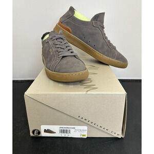 Sam Edelman Jayme Gray Riverrock Suede Sneakers 7 Medium Lace Up Bnfts Charity